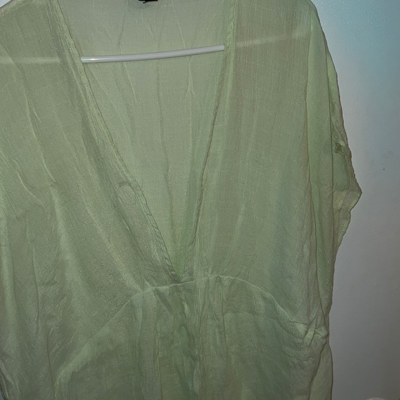 Lime Topshop Bathing suit Cover - Picture 2 of 6